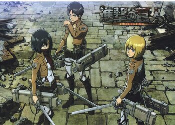 Плакаты А3 Attack on Titan / Атака Титанов 004