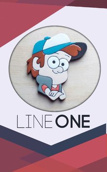 Дерев'яний значок Діппері Гравіті Фолз | Dipper Gravity Falls
