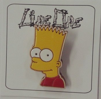Дерев’яний значок Барт Сімпсон | Bart The Simpsons