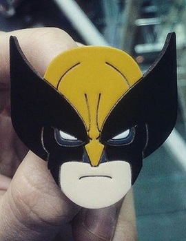 Дерев'яний значок Росомаха | Wolverine