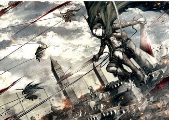 Плакати А3 Attack on Titan / Атака Титанів 007