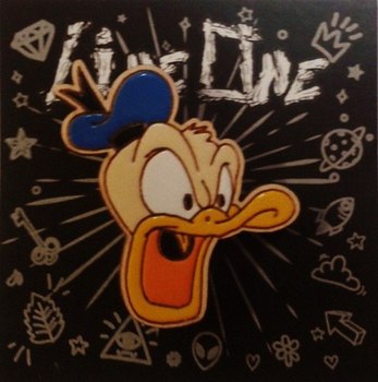 Дерев'яний значок Дональд Дак | Donald Duck