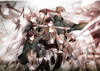 Плакаты А3 Attack on Titan / Атака Титанов 004