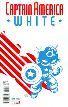 Captain America. White #1 Cover B Variant Skottie Young Baby Cover