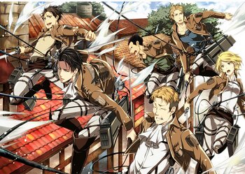 Плакати А3 Attack on Titan / Атака Титанів 008