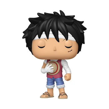 Funko Pop! Monkey D. Luffy (Marineford Memorial) with Pop! Protector #1877