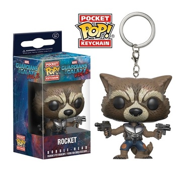 Брелок-фигурка Funko Реактивный Енот Стражи Галактики 2 | Rocket Raccoon Guardians of the Galaxy Vol. 2