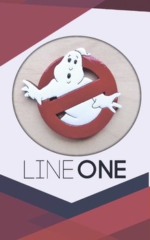 Дерев'яний значок Мисливці за привидами | Ghost Busters
