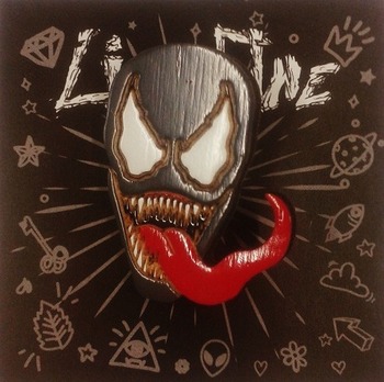 Дерев'яний значок Веном | Venom