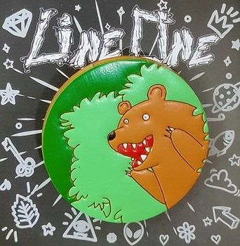 Дерев'яний значок Ведмідь | Bear