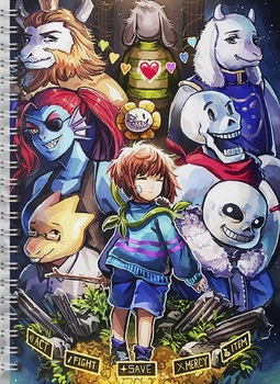 Скетчбук Undertale