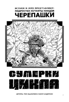 Класичні Черепашки-ніндзя. Відтінки сірого