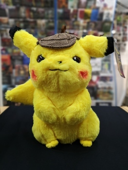 М'яка іграшка Детектив Пікачу Покемон | Detective Pikachu Pokemon (28 см)