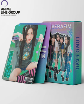 Ломо Карты Lomo Card Le Sserafim Unforgiven 50 штук