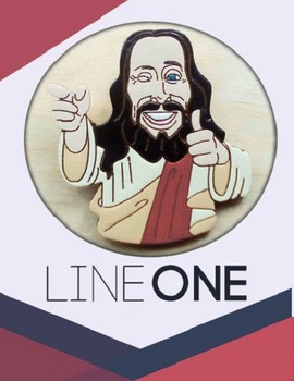 Дерев'яний значок Друже Христос | Buddy Christ