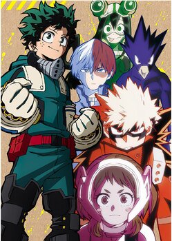 Плакати А3 Boku no Hero Academia / Моя Академія 010