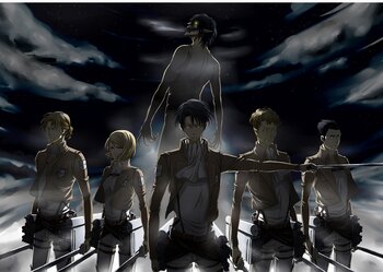 Плакаты A3 Attack on Titan / Атака Титанов 003