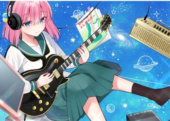 Плакаты A3 Bocchi the Rock / Одиночка-рокер! 002