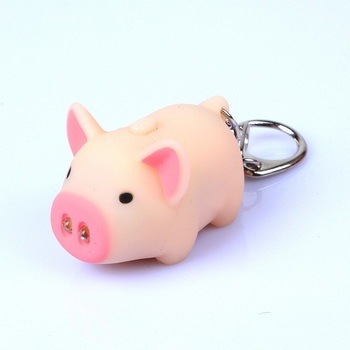 Брелок-ліхтарик Свинка | Piggy