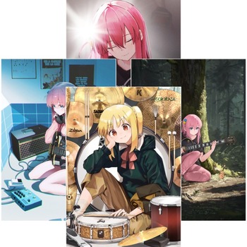 Плакаты A3 Bocchi the Rock / Одиночка-рокер! 013