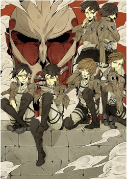 Плакаты A3 Attack on Titan / Атака Титанов 020