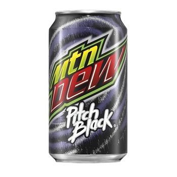 Mountain Dew Pitch Black Виноград (банка 355 мл)