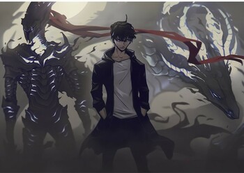 Плакаты A3 Solo Leveling / Только я возьму новый уровень 003