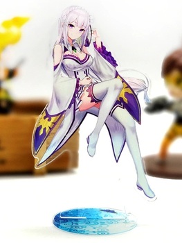Акриловая фигурка Эмилии Re:Zero 15 см | Re:Zero Эмилия