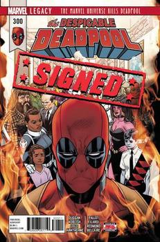 Marvel Legacy. Ненависний Дедпул #300 Обкладинка I Звичайна, підписана Майком Гарвіторном (з автографом)