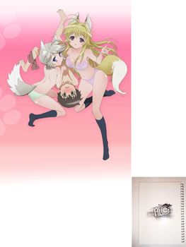 Kanokon тетрадь на пружине