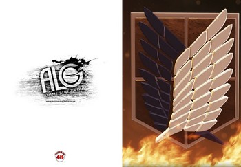 Shingeki no Kyojin зошит на скобі