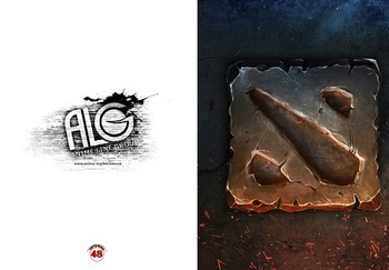 Dota тетрадь на скобе