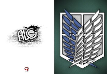 Shingeki no Kyojin зошит на скобі
