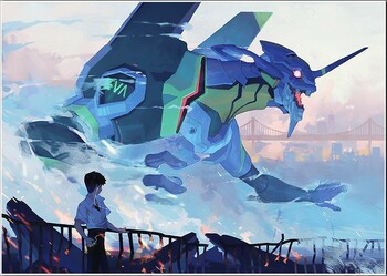 Плакати А3 Evangelion / Євангеліон 003