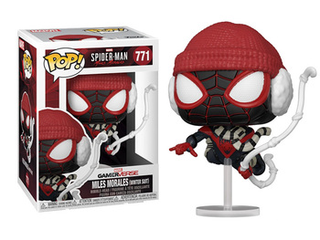 Фігурка-башкотряс Funko Людина-Павук Майлз Моралес | Spider-Man Miles Morales Winter Suit Gamerverse