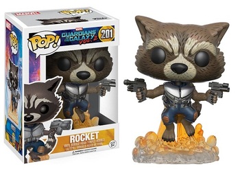 Фігурка-башкотряс Funko Реактивний Їжак Стражі Галактики 2 | Rocket Raccoon Guardians of the Galaxy Vol. 2
