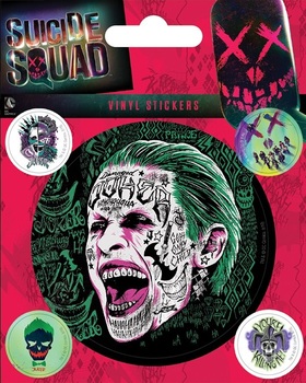 Официальный набор стикеров Джокер Отряд Самоубийц | The Joker Suicide Squad