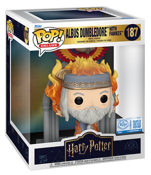Funko Pop! Deluxe Albus Dumbledore with Fawkes