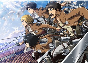 Плакати А3 Attack on Titan / Атака Титанів 006