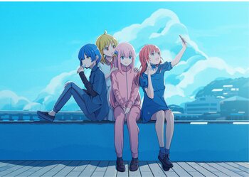 Плакаты A3 Bocchi the Rock / Забитая рокерша! 009
