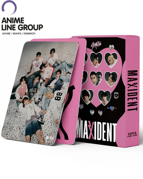 Ломо Карти Lomo Card Stray Kids Стрей Кідс №1 MAXIDENT 55 штук