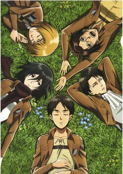 Плакаты A3 Attack on Titan / Атака Титанов 014