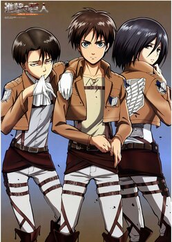 Плакати А3 Attack on Titan / Атака Титанів 023