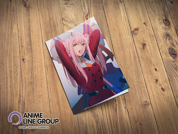 Darling in the FranXX тетрадь на скобе