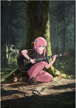 Плакаты A3 Bocchi the Rock / Одиночка-рокер! 013