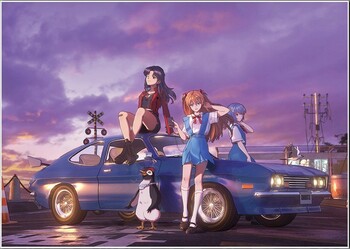 Плакати А3 Evangelion / Євангеліон 002