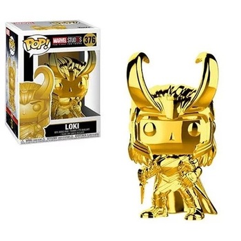 Фігурка-башкотряс Funko Локі GOLD | Loki GOLD Marvel Stud10s The First Ten Years