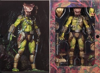 Фігурка NECA Хижак Старійшина Золотий Ангел | Ultimate Elder The Golden Angel Predator 2