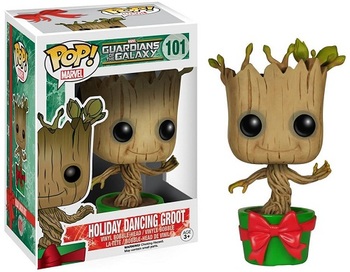 Фігурка-башкотряс Funko Різдвяний Малий Танцюючий Грут Стражі Галактики | Holiday Dancing Groot Guardians of the Galaxy