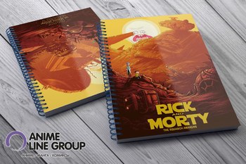 Скетчбук Rick and Morty